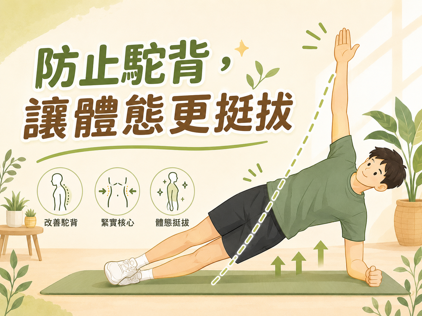【防止駝背】用一招，讓你肩頸放鬆，甩掉駝背