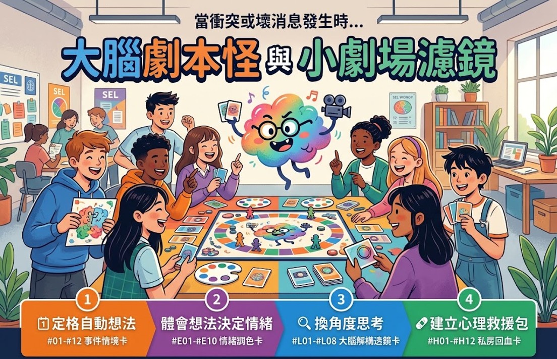 大腦劇本怪與小劇場濾鏡⎮情緒牌卡介紹