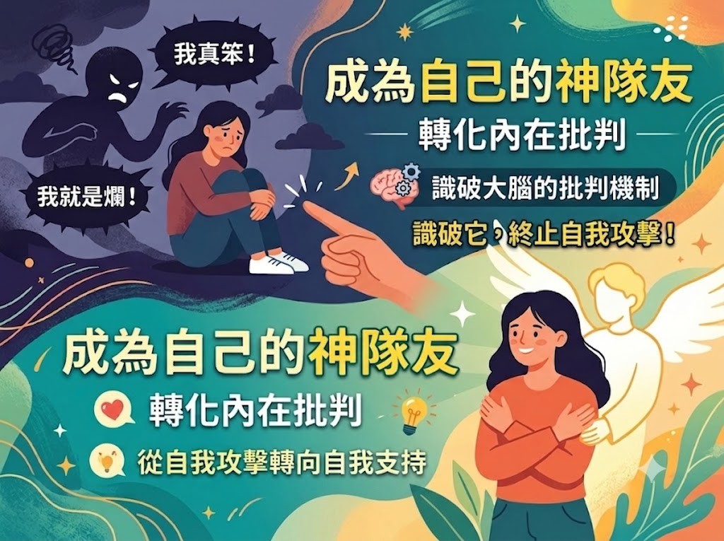 成為自己的神隊友：轉化內在批判