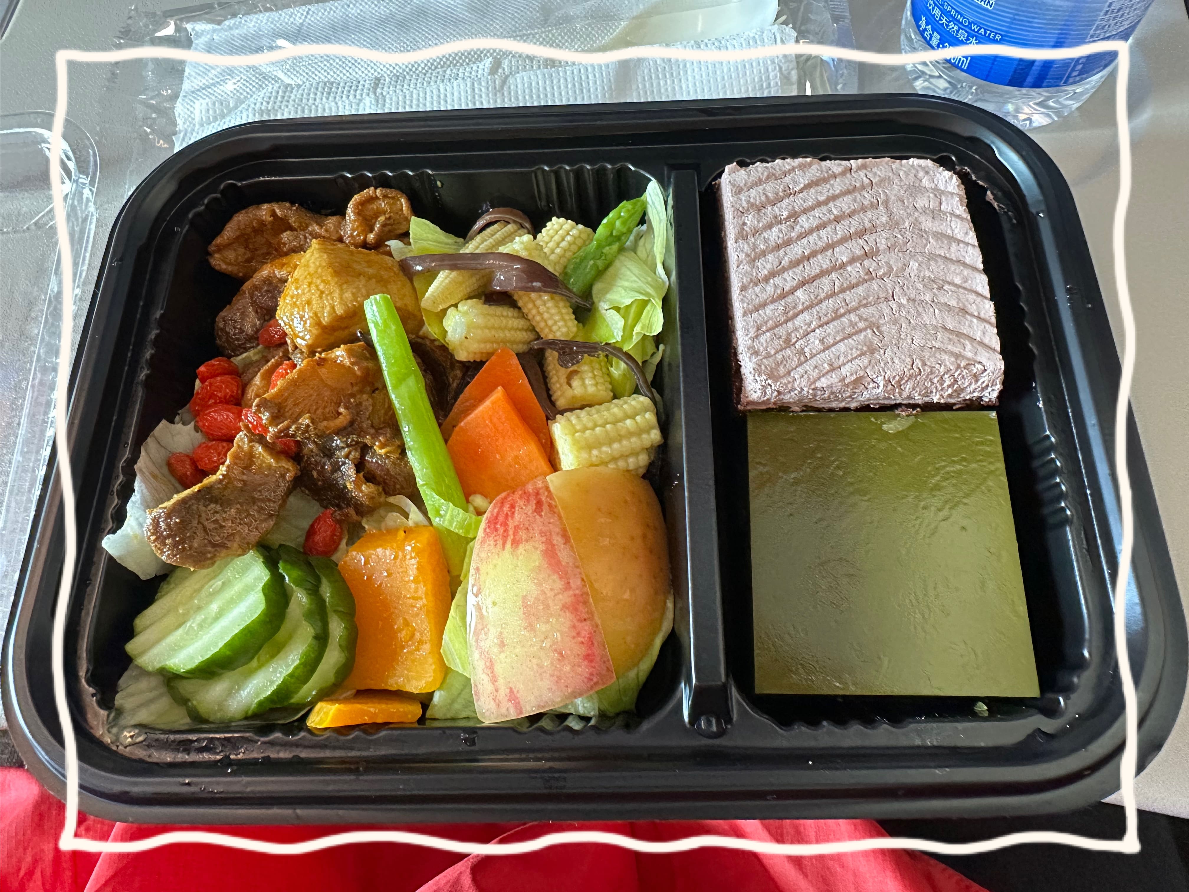 【生活分享】飛機蔬食餐