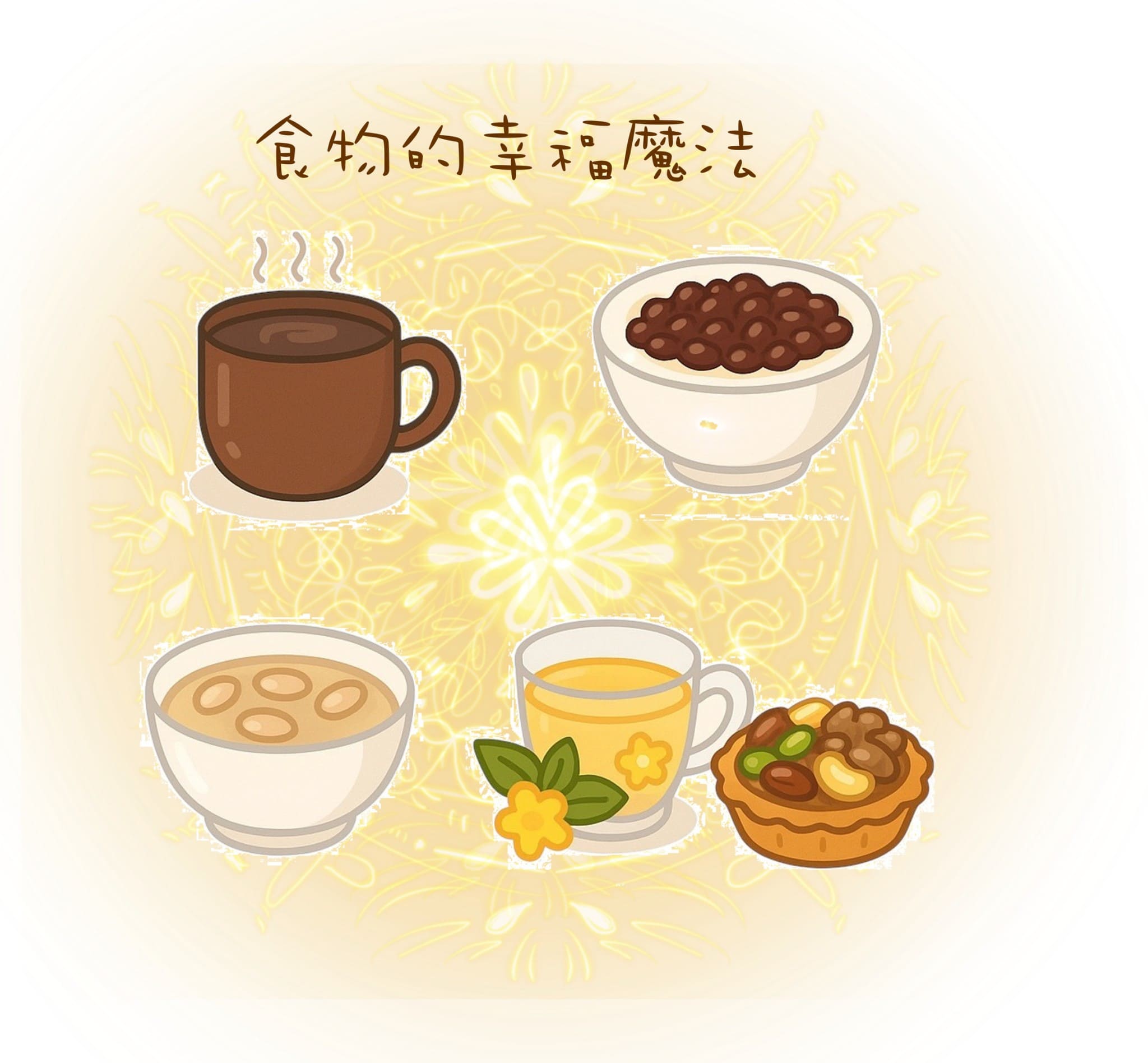 幸福魔法~讓人快樂的五種食物 作者:李心允